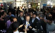 مصاحبه با خبرنگاران در نمایشگاه بین المللی کتاب تهران، 12 اردیبهشت 1392