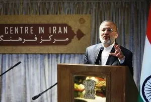 افتتاح مرکز فرهنگی هند با حضور منوچهر متکی و وزیرخارجه هند