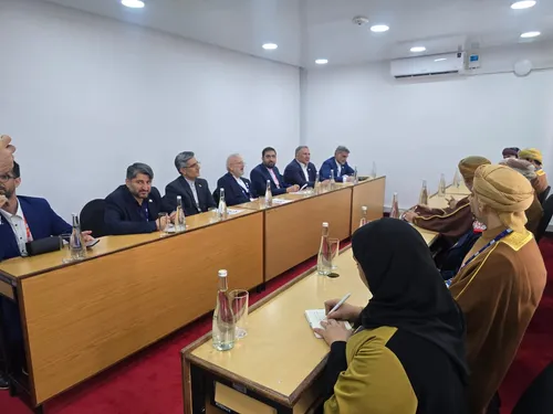 گزارش تصویری از دیدار هیات بین المجالس ایران با رئیس مجلس عمان